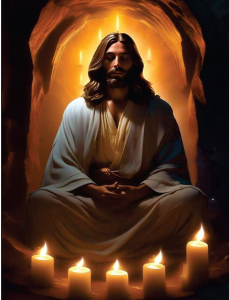 Canga Jesus Meditando
